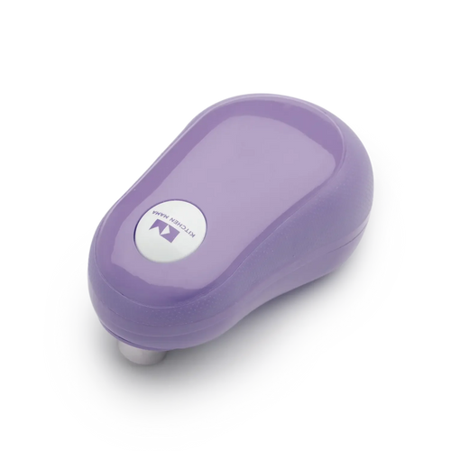 Kitchen Mama One-Touch Handheld Electric Can Opener, Purple, CO2100-P, can openers prime for seniors with arthritis, safety can opener electric, hands free can opener, one touch can opener battery operated, automatic hand can opener, tornado can opener, safety can opener