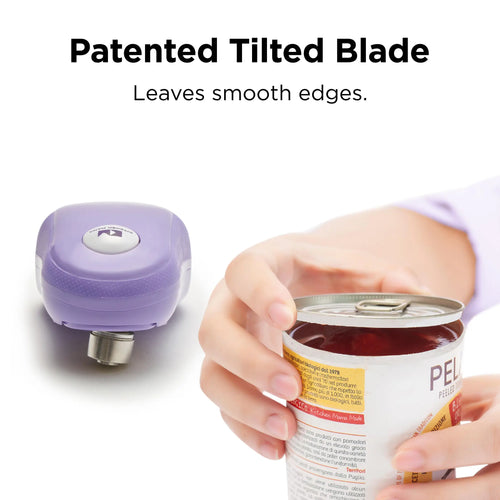 Kitchen Mama One-Touch Handheld Electric Can Opener, Purple, CO2100-P, kitchen mama can opener, electric handheld can opener, best electric can openers, hand electric can opener